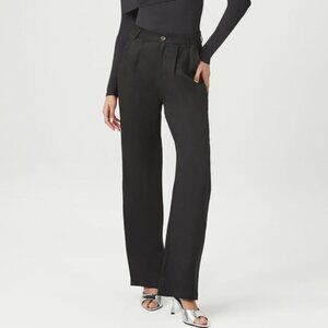 Forever 21 Straight-Leg Black Trouser Pants - US S